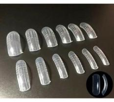 Kit 100 Molde F1 Vários Modelos Poligel Unhas Reutilizáveis