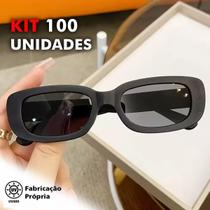 Kit 100 Óculos Retrô Preto Festas Balada Casamento Rave Kit 100 Óculos Retrô Preto Festas Balada Casamento Rave