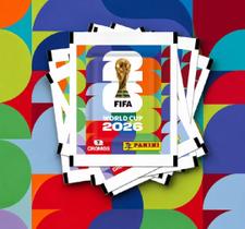kit 100 pacotes Figurinhas Copa mundo 2026 Oficial