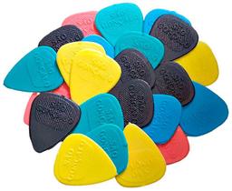 Kit 100 palhetas guitarra 0.80mm Media cores sortidas violão