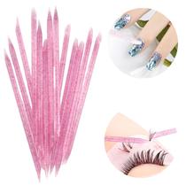 Kit 100 Palitos Acrílico P/ Unhas Nail Art e Cílios 2 Pontas