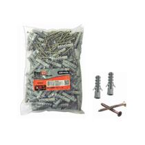 Kit 100 Parafusos Phillips 45mm Com Bucha 8mm BestFer