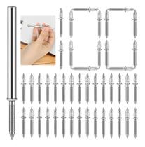 Kit 100 Parafusos Rodapé C/ Cabeça Dupla E Rosca 3 Mm 2.7 Cm 3 Mm 2.7 Mm