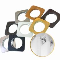 Kit 100 pares Ilhós Cortina Quadrado para varão grosso 28mm