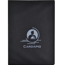 Kit 100 Pasta Cardápio Com 2 Bolsas Pvc - Acp