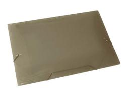 Kit 100 Pastas Aba Elásticas Plástica Ofício Fina Fume Acp Kit 100 Pastas Aba Elásticas Plástica Ofício Fina Fume Acp