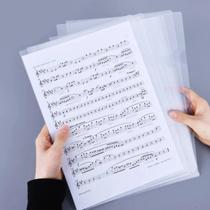 Kit 100 Pastas Em L A4 Acp Protetor Documentos Transparente