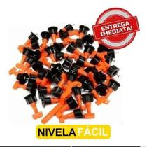 Kit 100 Pçs Nivelador Rosca De Porcelanato Piso Reutilizável - nivela facil