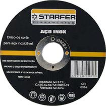Kit 100 Peças Disco De Corte Inox 7X7/8 Starfer