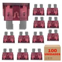 Kit 100 Peças Fusível Lamina Comum 40 Amper Automotiva Lote