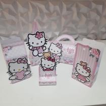 Kit 100 Personalizados Hello kitty