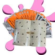 Kit 100 Placas Adesivas Pega Moscas E Pernilongo 2g De Cola Kit 100 Placas Adesivas Pega Moscas E Pernilongo 2g De Cola