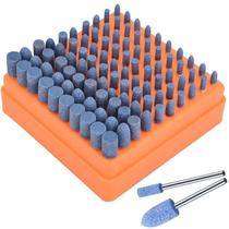 Kit 100 Ponta Montada 4 A 10Mm Rebolo Abrasivo ul Retífica