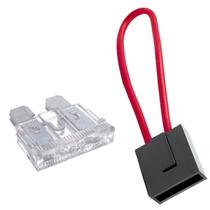 Kit 100 Porta Fusível Lâmina Com Fio 2,5mm e 100 Fusíveis Misto Variados Amperagem à Escolha