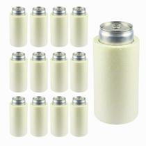 Kit 100 Porta Lata 350ml Slim Fina Camisinha Cerveja Latinha Termico Isopor