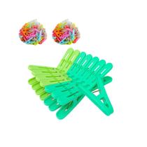 Kit 100 Prendedor Grampo Pregador Roupa Varal Plástico Reforçado Resistente Estender Toalha Colorido Kit 100 Prendedor Grampo Pregador Roupa Varal Plástico Reforçado Resistente Estender Toalha Colorido
