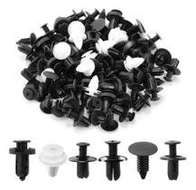 Kit 100 Presilha Grampo Parabarro Parachoque Universal Carro