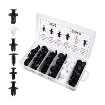 Kit 100 Presilhas De Fixação Para Carro Universal Loxer