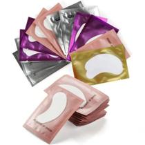 Kit 100 Protetor Pálpebra Gel Alongamento Cílios Patch Pad Kit 100 Protetor Pálpebra Gel Alongamento Cílios Patch Pad