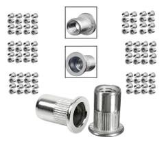 Kit 100 Rebite De Rosca Interna Tamanho M6 Mfl