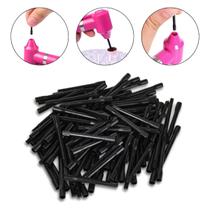 Kit 100 Refil Mixer Paletas Misturador Pigmento de Henna Designer de Sobrancelha Profissional Coloração