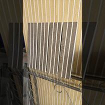 Kit 100 Ripado MDF Carvalho Painel Decorativo - Placa 45x11cm