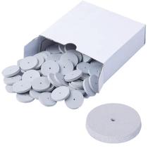 Kit 100 Rodas De Borracha 22Mm Polimento Fino Micro Retífica Kit 100 Rodas De Borracha 22Mm Polimento Fino Micro Retífica