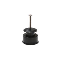 Kit 100 Roldanas Isoladas Preta C/prego 24mm Para Arames Eletrificados em Pead RD24 - ZEBU 3012-0 Kit 100 Roldanas Isoladas Preta C/prego 24mm Para Arames Eletrificados em Pead RD24 - ZEBU 3012-0