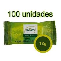 Kit 100 Sabonete 13G Erva Doce Hotel Motel Pousada Airb