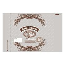 Kit 100 Saco Colomba Pascal Chocolate 500g 23x35cm 100 Fechos Embalagem Plástica Transparente