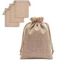 Kit 100 Saco Juta Tule 7x9 cm Saquinho Cru Lembrancinhas Artesanato Kit 100 Saco Juta Tule 7x9 cm Saquinho Cru Lembrancinhas Artesanato