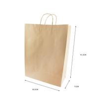 Kit 100 Sacolas 41,5x31x15 E 34x48x15 - Kraft