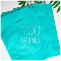 Kit 100 Sacolas Premium Boca De Palhaço p/ loja 30x40 Opções