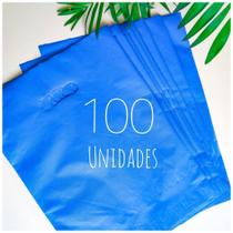 Kit 100 Sacolas Premium Boca De Palhaço p/ loja 30x40 Opções