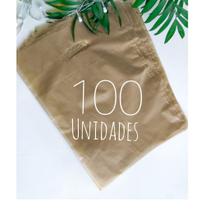 Kit 100 Sacolas Premium Boca De Palhaço p/ loja 30x40 Opções