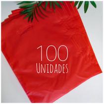 Kit 100 Sacolas Premium Boca De Palhaço p/ loja 30x40 Opções