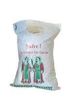 Kit 100 Sacolas São Cosme Damião Plástica 33cm