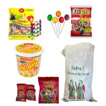 Kit 100 Saquinhos de Doces Festa Cosme e Damião Simples Kit 100 Saquinhos de Doces Festa Cosme e Damião Simples