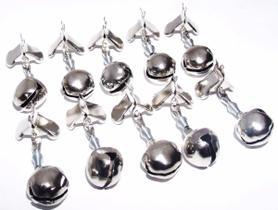 Kit 100 Sinos Simples C/ Fixador Para Pesca