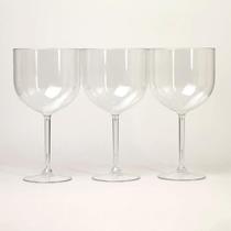 Kit 100 Taças De Gin Tônica 580ml Transparente Acrílico Premium