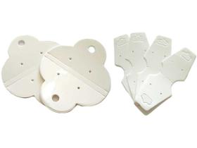 Kit 100 Tag Cartela Para Pulseira+ 100 Tags Para Colar