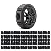 Kit 100 Tampa Tampinha Válvula Preta Para Bico de Pneu Carro Moto Bike Bicicleta Plástico Kit 100 Tampa Tampinha Válvula Preta Para Bico de Pneu Carro Moto Bike Bicicleta Plástico