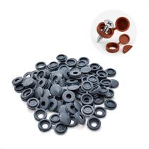 Kit 100 Tampas De Parafuso Protetor Plástico Flexível Para Cabeça De Parafuso Esconde e Protege Kit 100 Tampas De Parafuso Protetor Plástico Flexível Para Cabeça De Parafuso Esconde e Protege
