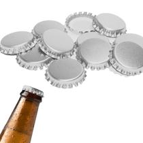 Kit 100 Tampas Tampinhas PRY OFF para Garrafas Engarrafamento Cerveja Vinho Kombucha Suco Artesanal - Amantes da Breja