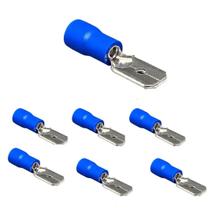 Kit 100 terminal faston macho pre isolado 1,5 - 2,5mm azul Kit 100 terminal faston macho pre isolado 1,5 - 2,5mm azul