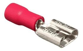 kit 100 Terminal Fêmea Pré-isolado 0.5 A 1.5mm Vermelho kit 100 Terminal Fêmea Pré-isolado 0.5 A 1.5mm Vermelho