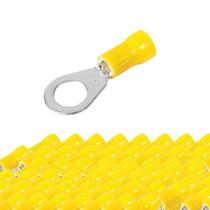 Kit 100 terminal olhal pre isolado 4-6mm furo 6,2mm sibratec