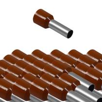 Kit 100 Terminal Pré-isolado Ilhos Tubular Simples 10m Kit 100 Terminal Pré-isolado Ilhos Tubular Simples 10m