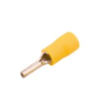 Kit 100 terminal pre isolado pino 4-6mm amarelo stark