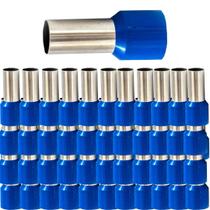 Kit 100 terminal tubolar 2,5mm ilhos Kit 100 terminal tubolar 2,5mm ilhos